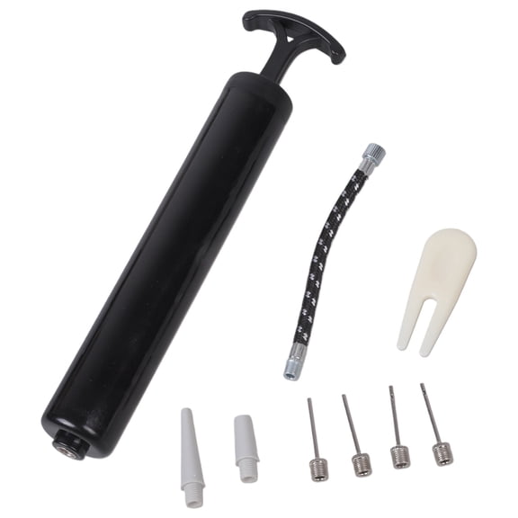 Huhudde Bicycles Pumps with Needle, Nozzle, Extension Hoses Basketball Inflator Push & Pulls Inflating Systems Easy to Use