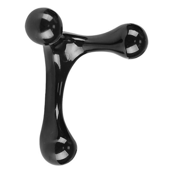 Huhudde Body Massager Handheld Manual Massager Health Massage Tool Three Ball Back Massager Stick for Face Arm Leg