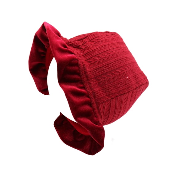 Huhudde Bonnet Caps Winter Lace Up Hat Princess Baby Sun Hats Photography Props