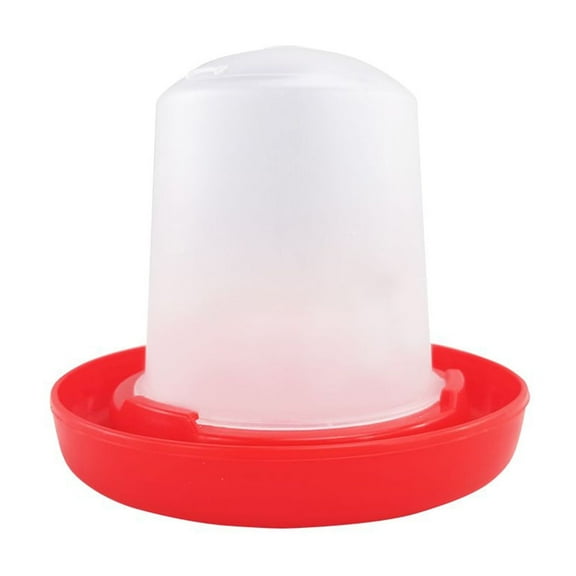 Huhudde Chick Waterer No Waste Feeder Gravity Feeding Poultry Waterer Food Container