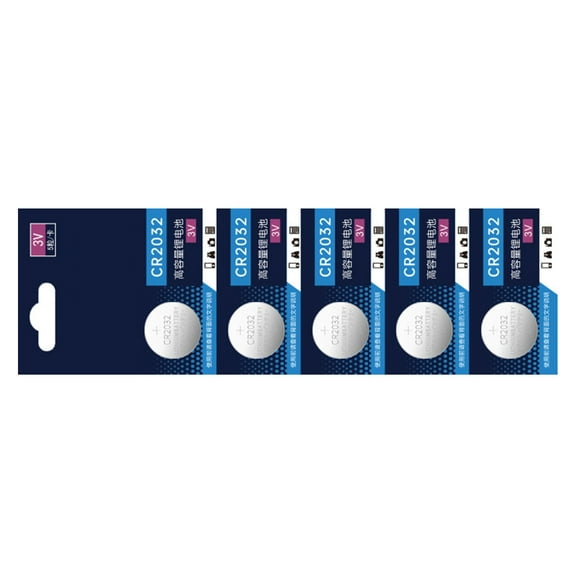 Huhudde Durability CR2032 3V Lithium Batteries 5pc/10pc Set for Remote Controls and Toys