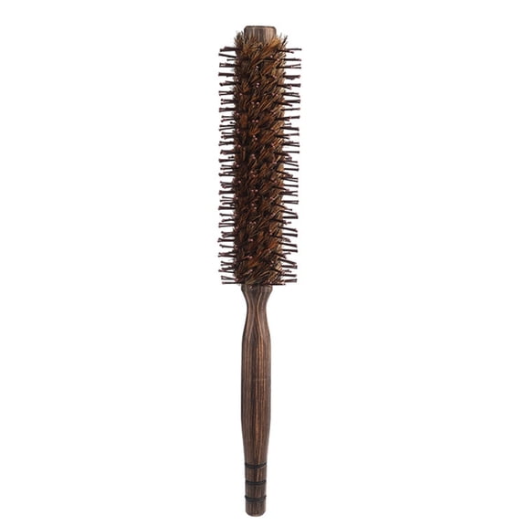 Huhudde Effective Round Boar and Nylon Bristles Hairbrush for Smooth Manageable Hair