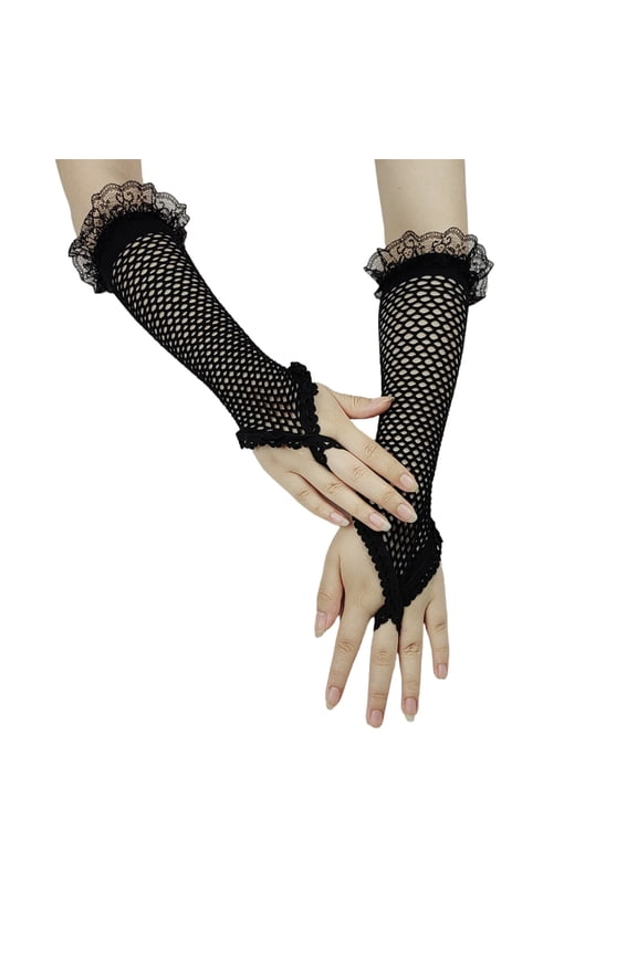 Elegant Gloves Party Accessories Gloves For Masquerades Balls And Casual Wear Lace Fingerless Gloves Handwear