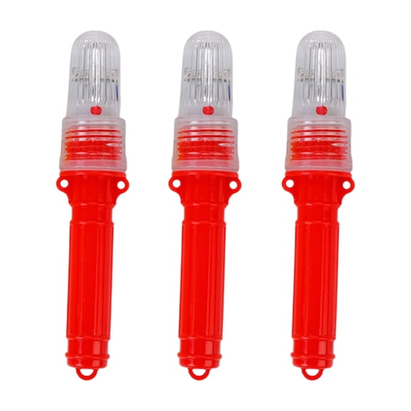 Huhudde Fishing Net Warning Light Signals Light Yacht Positioning Flashing Light Marine Signals Lamp 3pcs