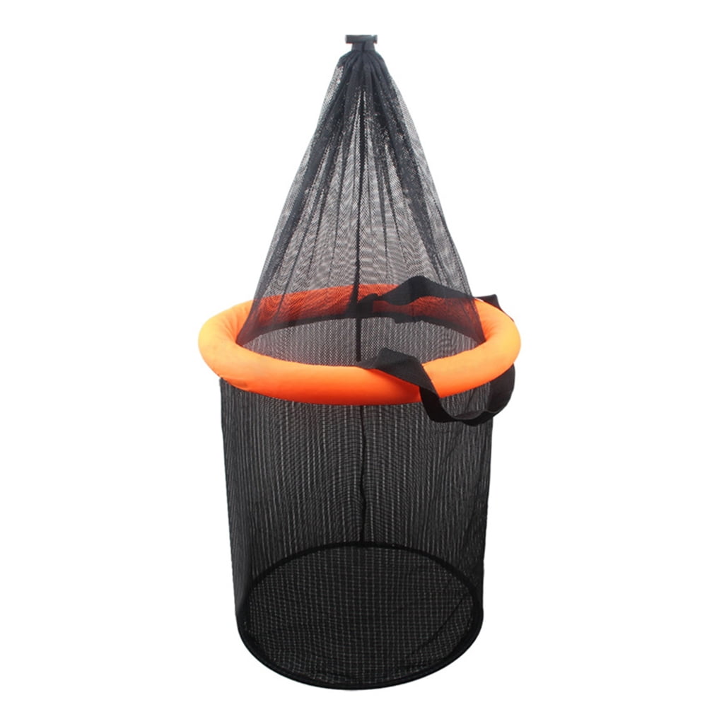 Huhudde Folding Fishing Holder Bucket Fish Locating Catching Guard Net ...