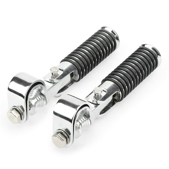 Huhudde Foot Pegs for 1''-1.2" Crash Bar Foldable Footpegs Universal Footrest Mount