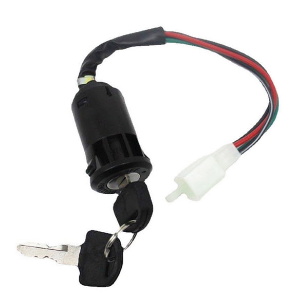 Huhudde Ignition Lock Cylinder Switch with Keys Replacement for 50cc 70cc 90cc 110cc 125cc ATV Dirt Bike Motorcycle