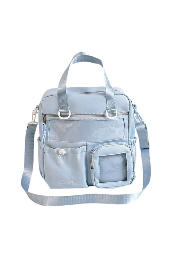 Itabag Multipurpose Backpack Crossbody Bag Messengers Shoulder Bags for Display Transparent School Bag Daypack