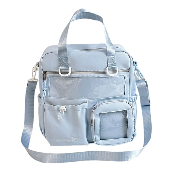 Huhudde Itabag Multipurpose Backpack Crossbody Bag Messengers Shoulder Bags for Display Transparent School Bag Daypack