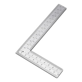 Huhudde L Shaped Ruler Carpenters Square Framing Ruler Stainless Steel Right Angle Ruler