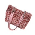 thumbnail image 1 of Huhudde Leopards Print Fashion Shoulder Bag with Soft Plush Ample Storage Underarm Bags Top Handle Bag for Daily Essential, 1 of 21