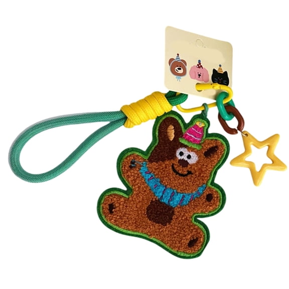 Huhudde Lightweight Plush Stuffed Keychain Accessory Fashionable Bag Decoration Adds Unique Fun To Any Handbag Or Backpack