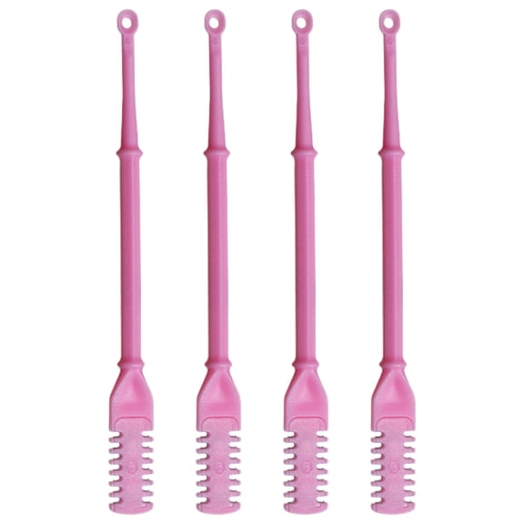 Huhudde Nasal Hair Cutter,Ear Pickers 360 Degree Rotating Nasal Hair Removal Tool,4Pcs Portable Manual Nose Hair Trimmer Gifts