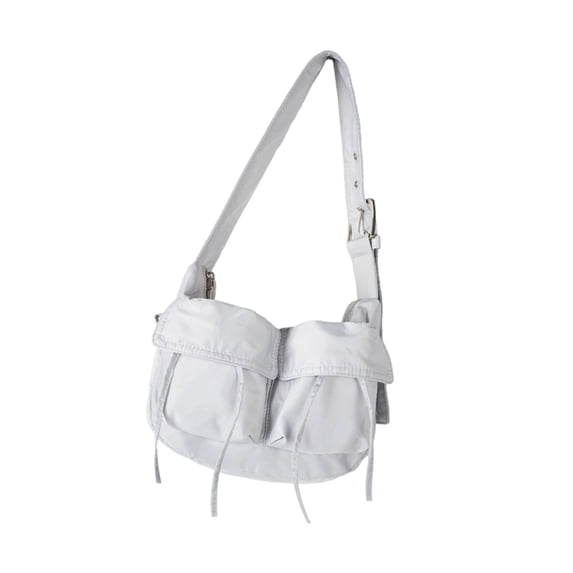 Huhudde Nylon Underarm Bag for Women Fashion Shoulder Bags with Adjustable Strap Multi Pockets Large Capacity for Travel