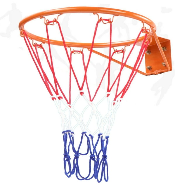 Huhudde Outdoor Basketball Net Wall Mount Basketball Netting Hoop Wall