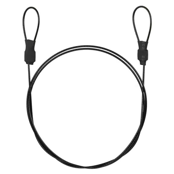 Huhudde Outdoor Security Cable Braided Stainless Coated Cable Luggages Cable Wire Rope Double Looped