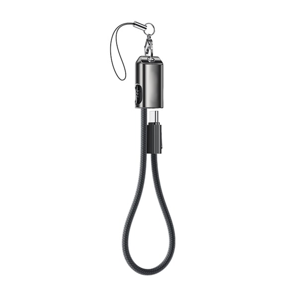 Huhudde PD60W USB C Type C Keychain Cable Type C To USB C Male Fast Charging Data Cord for Laptop PC Phone Laptop