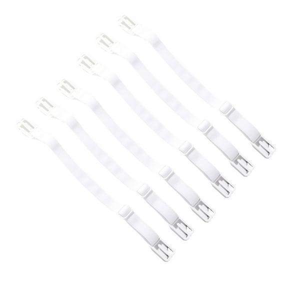 Huhudde Pack of 6 Women Nonslip Adjustable Bra Strap Clips Elastic Bralette Strap Holders to Make Racerback Ensuring Secures Fit