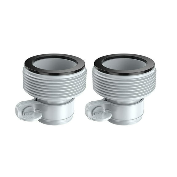 Huhudde Pool Drain Pump Adapter Universal Pool Hose Connector with Thread forIntex Pool