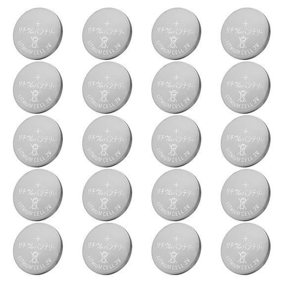 Huhudde Reliable 3V Button Cell Battery CR2032 Button Batteries Coin Cell 150mAh for Electronics Car Remote Control