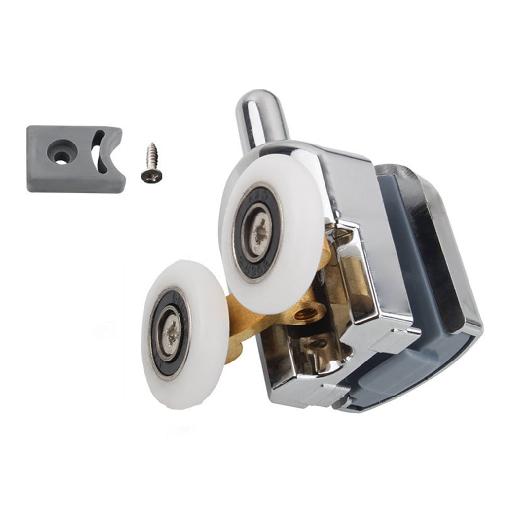 Huhudde Shower Door Wheels Sliding Glass Door Pulleys Replacement Bearing Rollers Runner