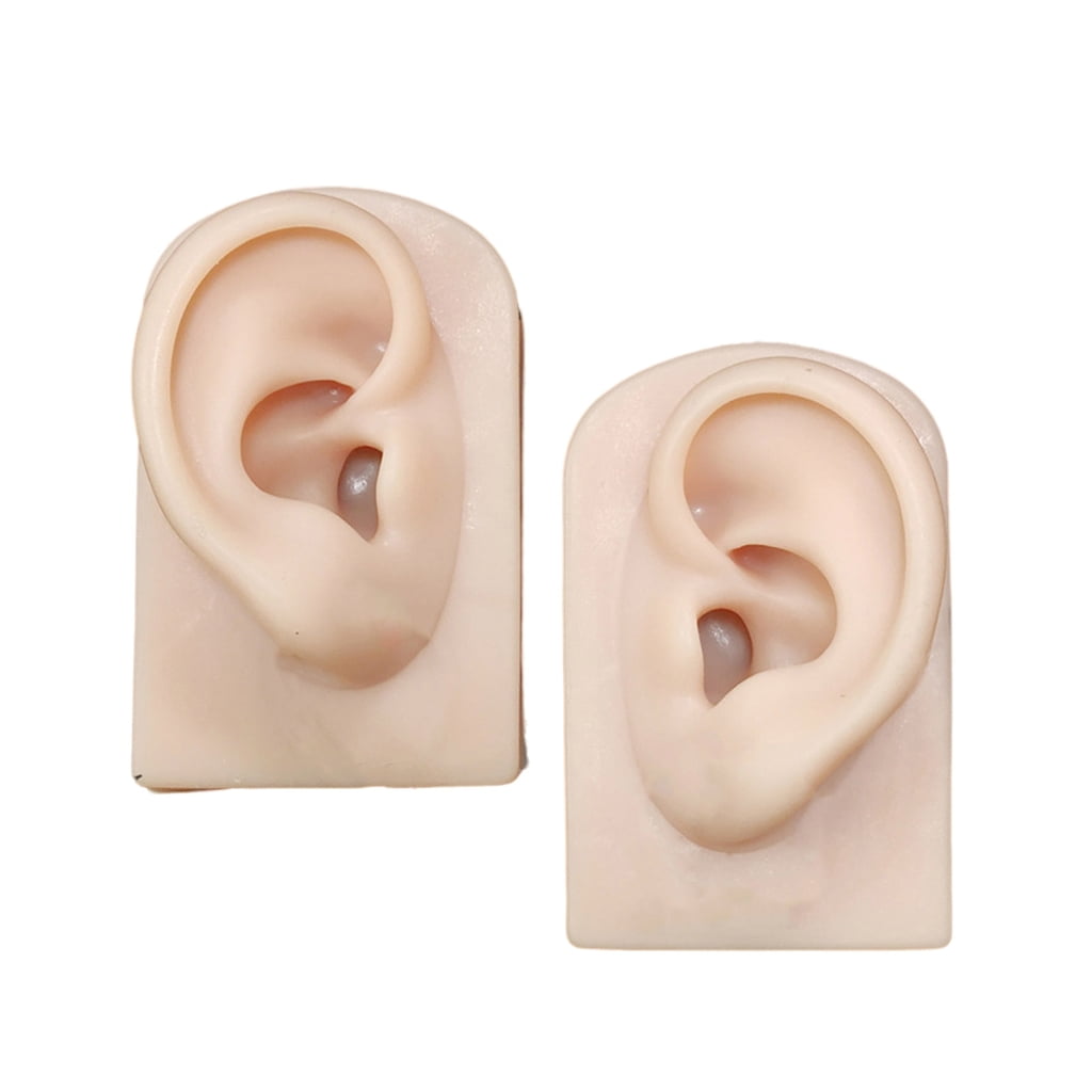 Huhudde Silicone Ear Model for Piercing Practice and Jewelry Display ...
