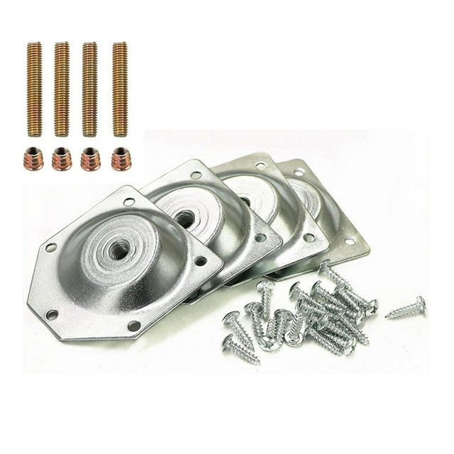 Huhudde Slope Table Feet Fixing Plate 4 Angled Sofa Legs Mounting