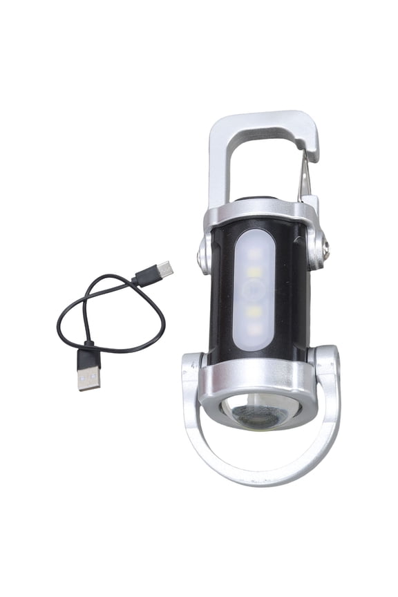 Small LED Flashlights Keychain Lamp USB Rechargeable Torches Portable Handlights Outdoor Camping Work Light Enduring