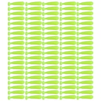 Huhudde Small Swim Baits 1.5cm Artificial Baits for Trout Soft Fishing Lures Paddle Tail Swimbaits Fishing Lures 100Pcs