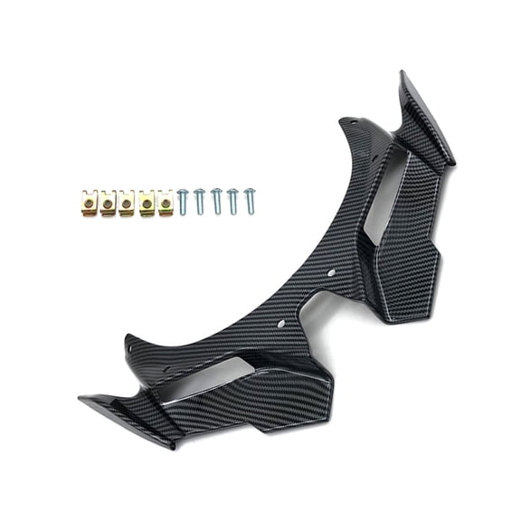 Huhudde Stylish Aerodynamic Wing Cover Motorcycle Front Fairing Winglets for ZX4R ZX25R
