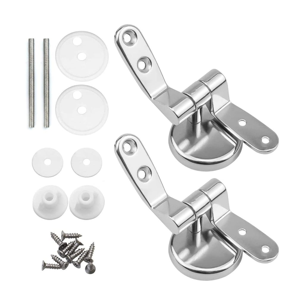 Huhudde Toilet Seats Hinge with Bolts Screw and Nut Top Tightening