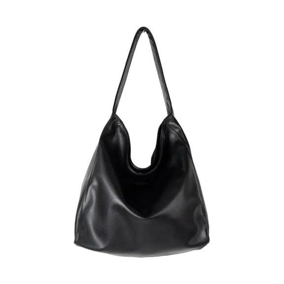 Huhudde Toted Handbags Pu Leather Toted Bag Purse Casual Trendy Large Shoulder Bag with Snaps Closure for Womens Girls