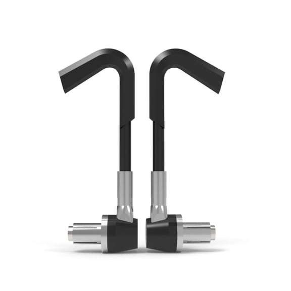 Huhudde Universal Motorcycle ABS Hand Guards ATV Bike Handguards 22mm 7/8" Motocross