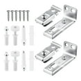 Huhudde Upgraded Bifold Door Hardware Repair set Bifold Sliding Closet