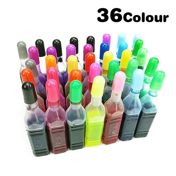Huhudde Washable Colour Ink Watercolour Pen Ink Refilling Inks School Drawing Stationery