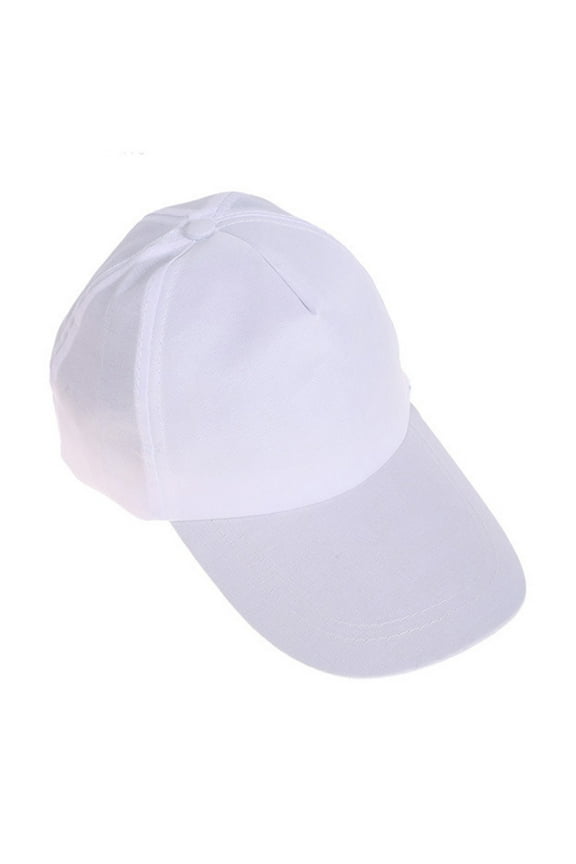 Washable White Cotton Childrens Drawing Hat Art Projects Artistic Design Baseball Hat
