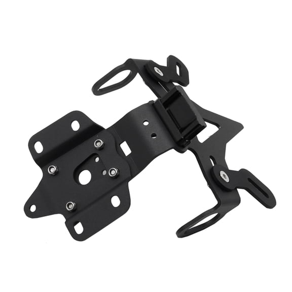Huhudde Weatherproof Registration Bracket LED License Plate Mount Lightweight for MT07