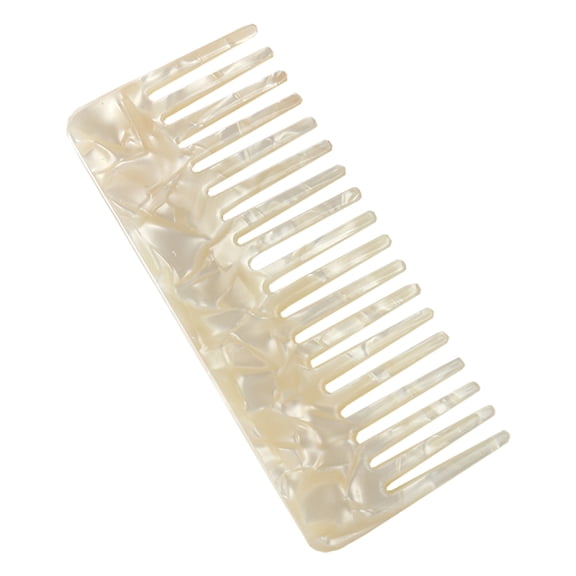 Huhudde Wide Tooth Pocket Hair Comb Cellulose Acetate Tortoise Detangling Hairbrush Tool