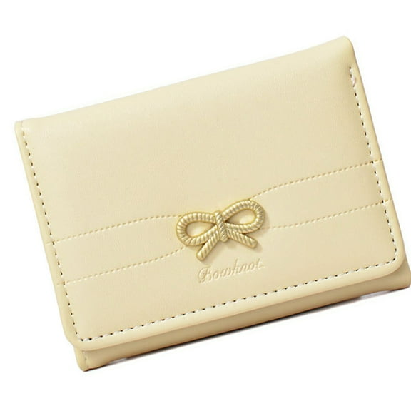 Huhudde Women Small Compact Wallets Pu Leather Clutches Purses Card Holder Ladies Purse Money Bag,Clutches Purse Trifold Purses