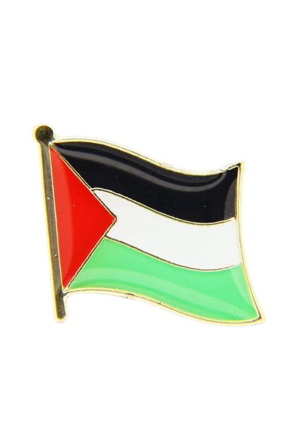World Flags Palestine Flag Map Enamel Pins Palestinian National Emblem Shield Brooches Badges Lapel Jewelry Accessories