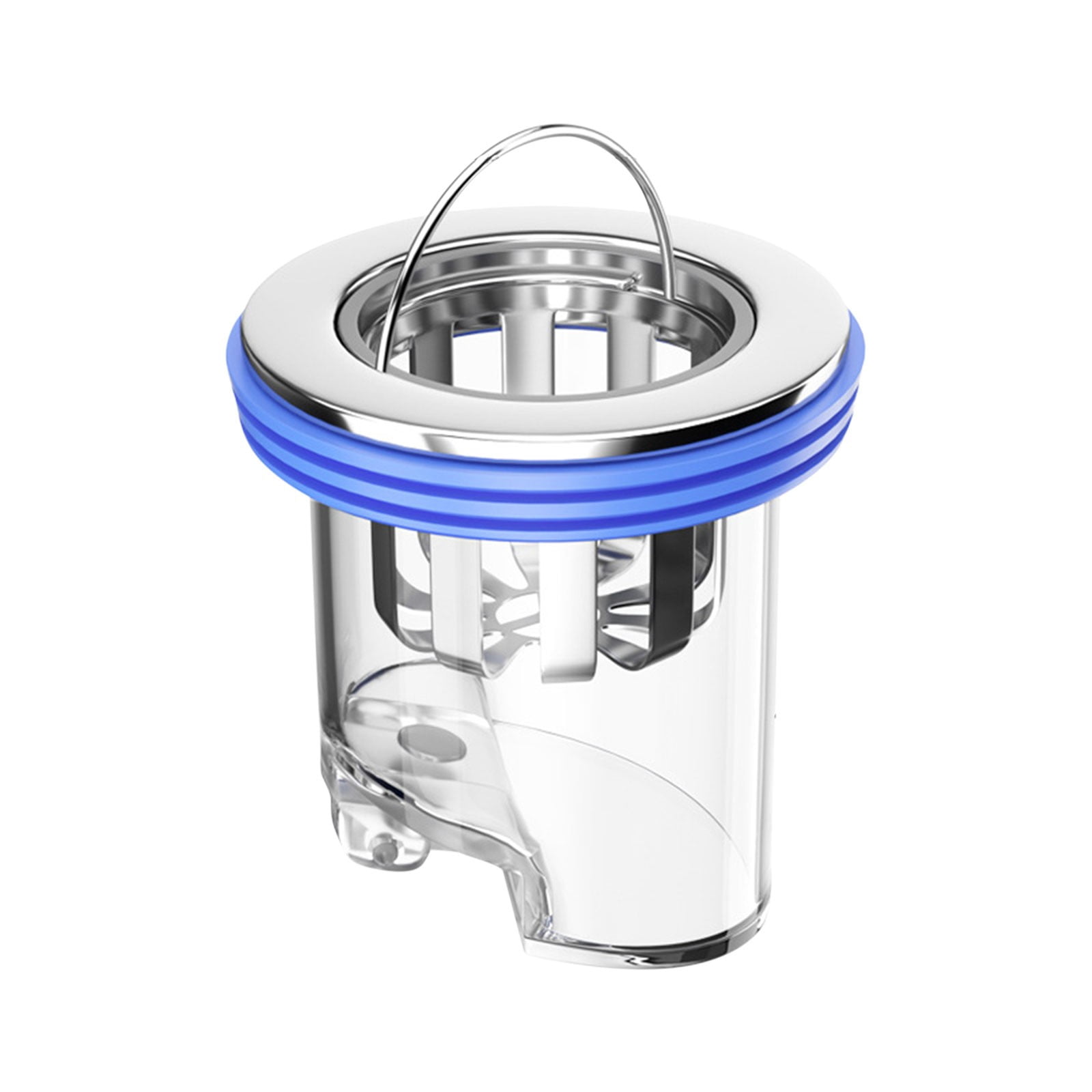 U-Shape Stainless Steel Floor Drain Core - Odor Proof Backflow Preventer For Bathroom & Kitchen - 3.34 Inch Depth