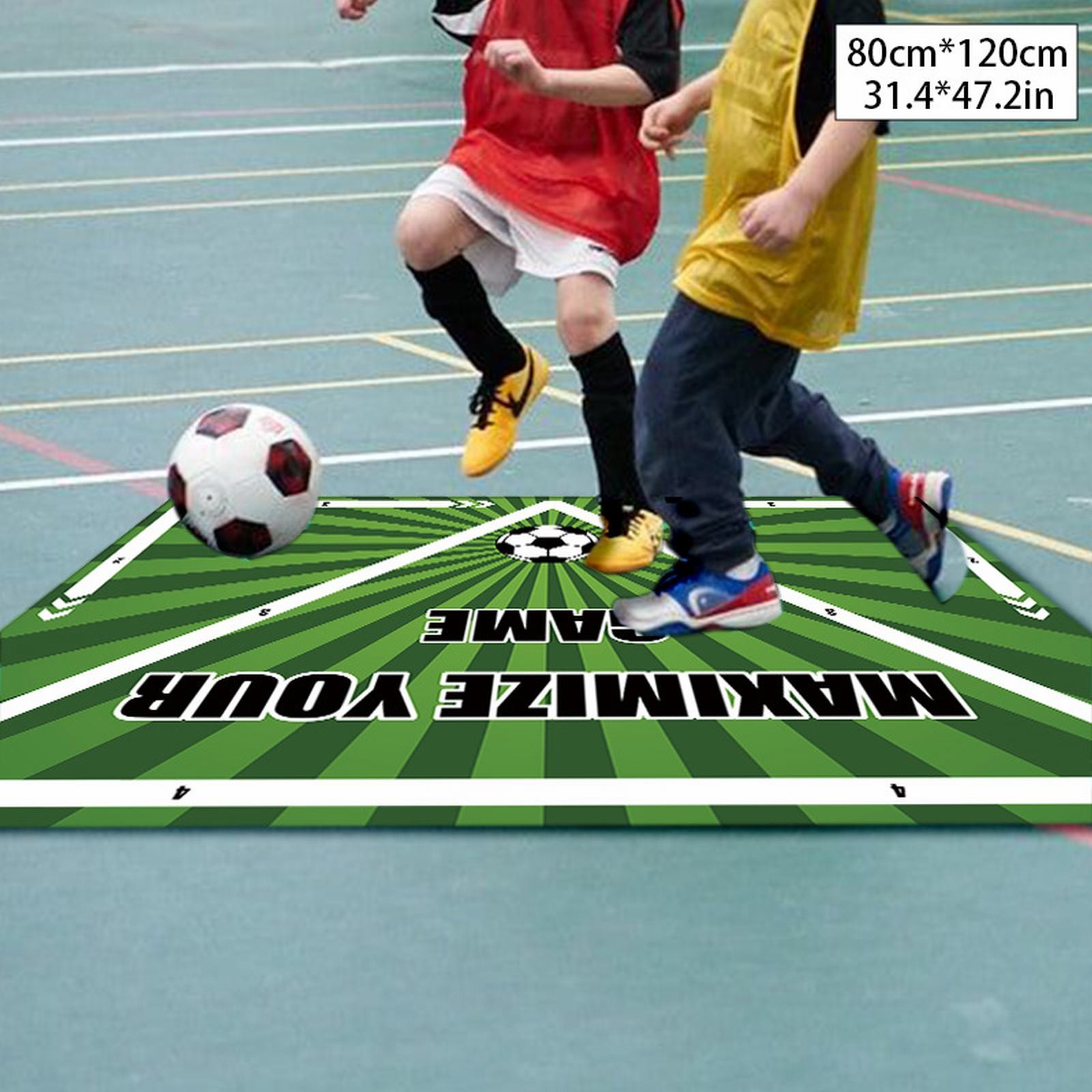 Tapis d'entraînement de pas de Football, tapis antidérapant noir Tapis d'entraînement de pas de Football, tapis antidérapant noir