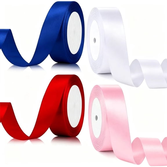 HuiJuMei 100 Yards Ribbon,1-1/2 Inch Satin Ribbon,Single Face Satin Ribbons,Perfect for Gift Wrapping,Wedding Decoration,Handmade Bows,Wrapping Bouquet and More