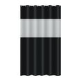 thumbnail image 1 of HuiXinOU Waterproof Bathroom Curtain Splicing EVA Shower Curtain Bathroom Curtain No Punch Thickening With Hooks For Bathroom, Window, Room Partition, Black, 1 of 6