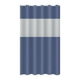 thumbnail image 1 of HuiXinOU Waterproof Bathroom Curtain Splicing EVA Shower Curtain Bathroom Curtain No Punch Thickening With Hooks For Bathroom, Window, Room Partition, Blue, 1 of 6