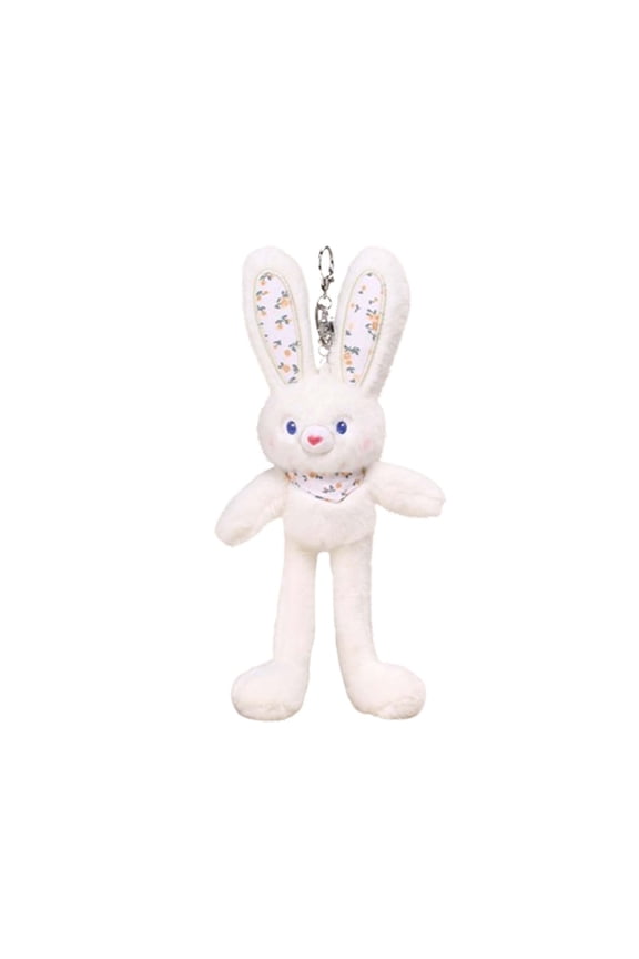 12.2 Inch Bunny Plush Toy Pull Toy Cute Easter Rabbit Plush Keychain Pendant Funny Stuffed Toy For Birthdays Holidays Kids Gifts