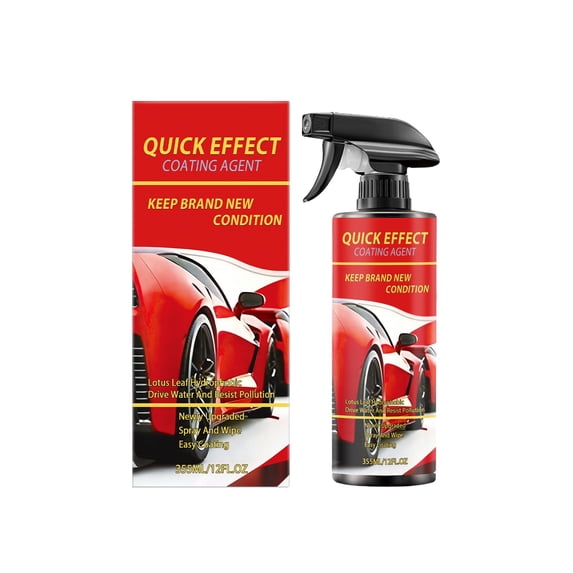 HuiXinOu 12oz Auto Ceramic Coating Spray Fast Acting Car Paint Sealant High Gloss Shine Water Repellent Rust Protection Long Lasting Vehicle Coating Agent