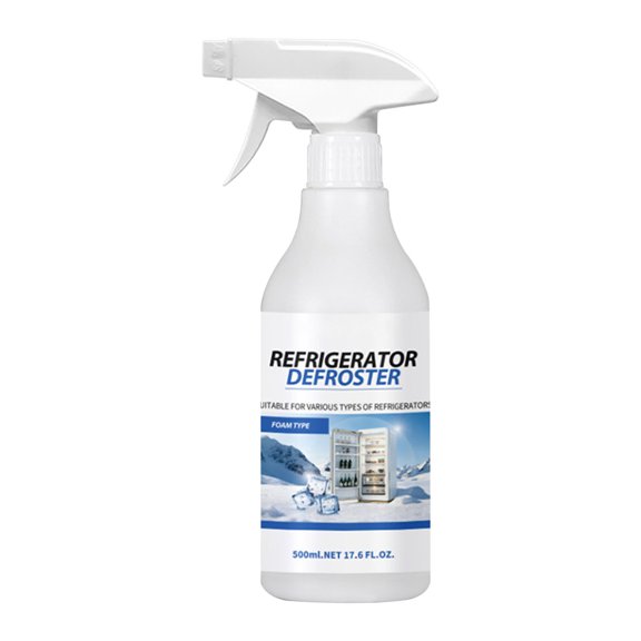 HuiXinOu 17 Oz Refrigerator Defrost and Deicer Spray Fast Ice Melting Cleaner for Household Freezer Fridge and Ice Maker Appliance Maintenance and Care