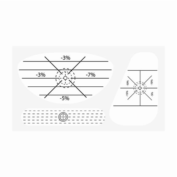 HuiXinOu 20PCS Golf Club Impact Stickers, Removable Training Aid Labels for Swing Practice on Irons and Putters, Alignment Tool