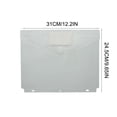 thumbnail image 1 of HuiXinOu 3-Hole Punch A4 Document Folder with Label, Clear Sheet Protector Pouch for Binder School Office Organization, 1 of 5